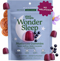 Plant People WonderSleep Mushroom Gummies Supplement for Sleep No Melatonin with Reishi Super Mushrooms Wild Elderberry Flavor Sugar-Free (60 Count)