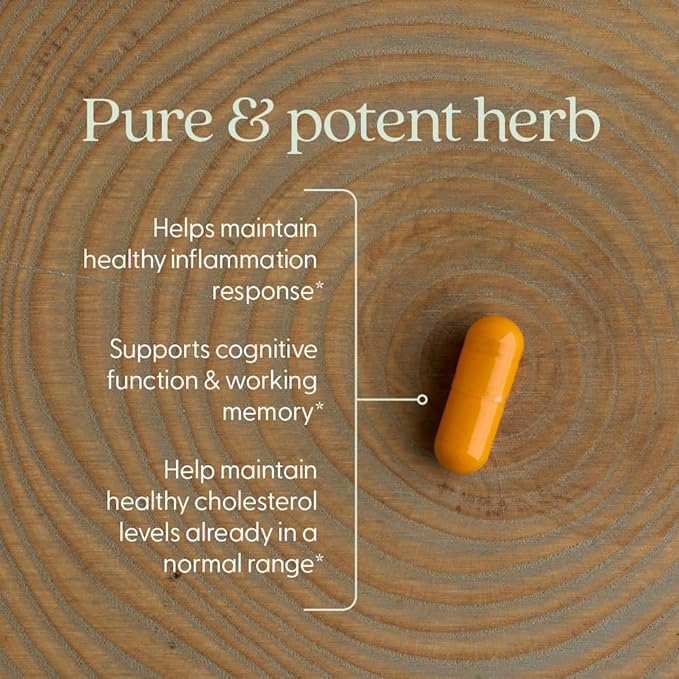 New Chapter Turmeric Supplement One Daily Heart Brain &amp Healthy Inflammation Support Supercritical Turmeric Curcumin Means No Black Pepper Needed Non-GMO Gluten Free – 60 Count (2 Month Supp