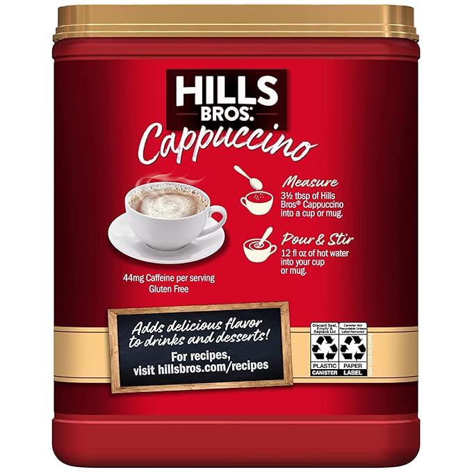 Hills Bros. Flavor Coffee (Hazelnut 14 Ounce (Pack of 4)