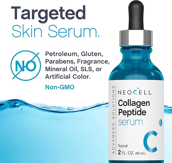 NeoCell Beauty Bundle for Women | Collagen Bio-Peptides Powder | Collagen Peptides Serum | Inside and Out Set