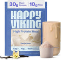 Happy Viking Plant-Based Protein Powder +100 Superfoods Vanilla Meal Replacement Shake Created by Venus Williams 30g Plant Protein 10g Fiber Vegan Gluten-Free Non-GMO 15 Meals