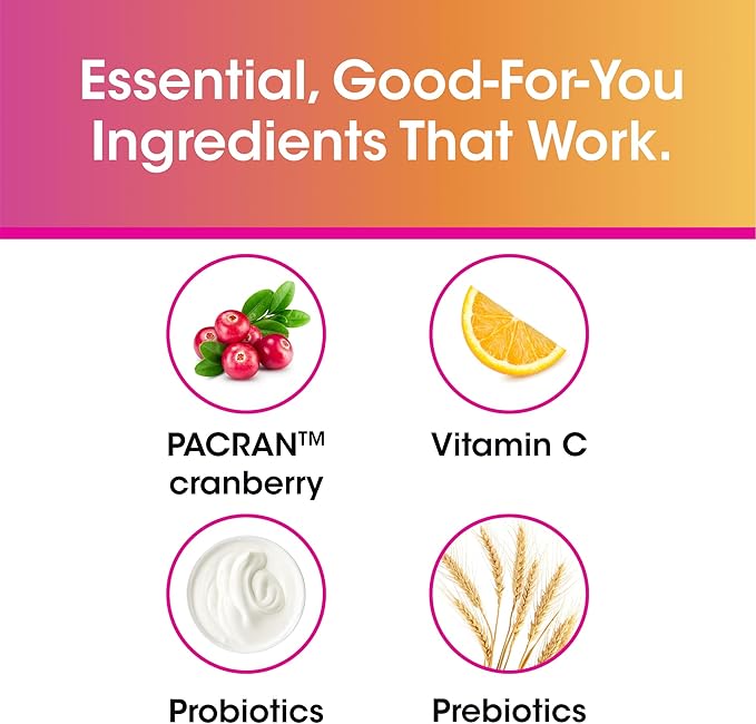 vH essentials Probiotics for Women with Prebiotics Cranberry &amp Vitamin C – 120 Capsules -2 Pack – Vaginal Probiotics Support Gut Balance Vaginal Health &amp Urinary Tract Health for Women
