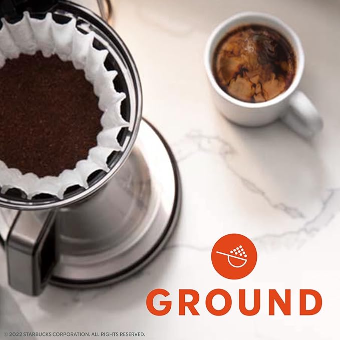 Starbucks Flavored Ground Coffee Pumpkin Spice Flavored Coffee Limited Edition Seasonal Ground Coffee Warm &amp Balanced Notes 17-Ounce Bag (Pack of 2)