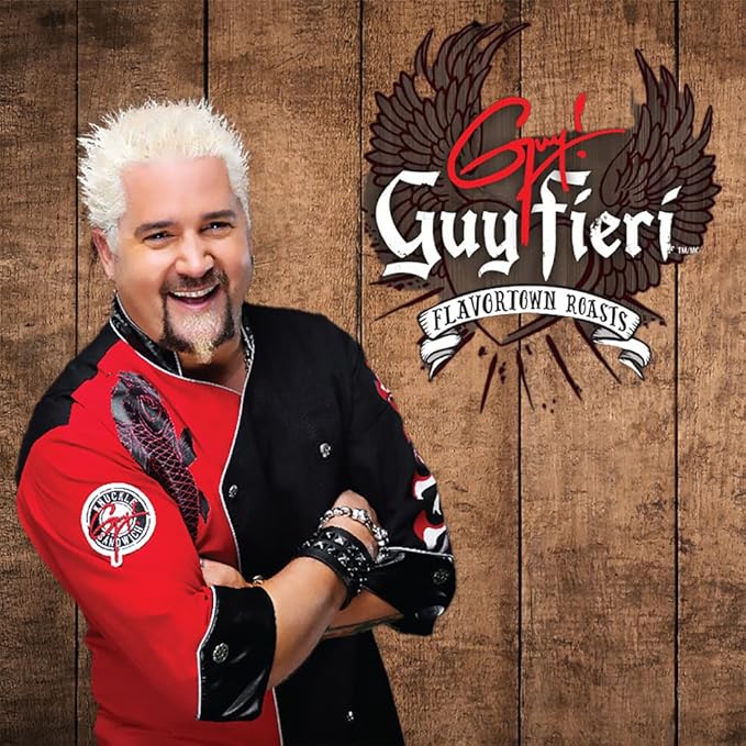 Guy Fieri Variety Pack Medium &amp Dark Roast Coffee Pods for Keurig K-Cup Machines Assorted Flavored &amp Unflavored 30 Count