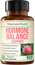 Hormone Harmony for Women with Black Cohosh Dong Quai &amp Red Clover – Natural Hormone Balance for Women of All Ages – Supports PMS Menopause &amp Mood – Women’s Hormone Balance Supplement – 60 C
