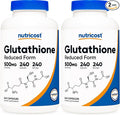Nutricost Glutathione Capsules 500mg 240 Capsules - Gluten Free Non-GMO (Pack of 2)