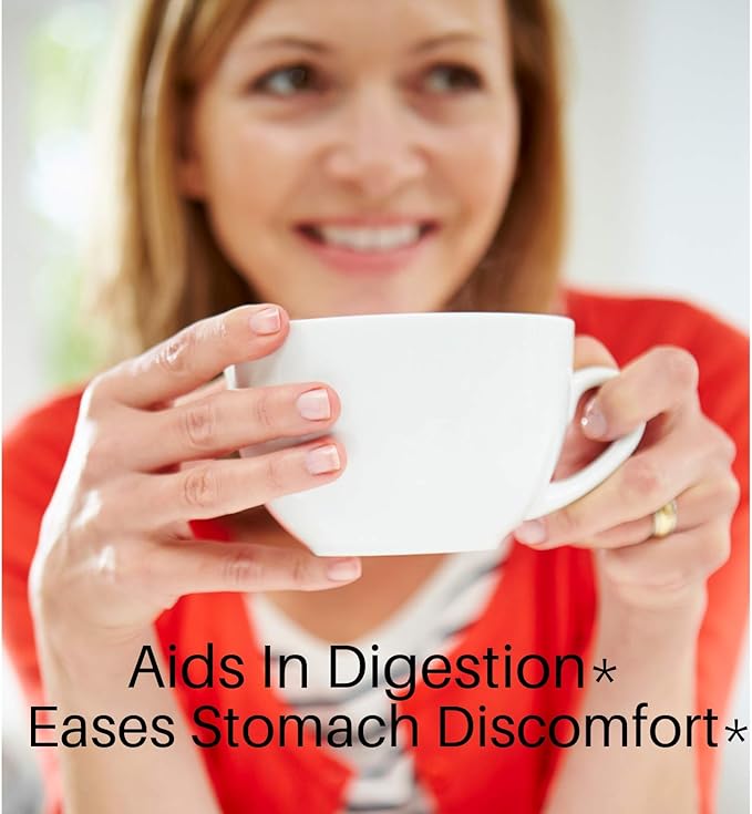 Stomach Soothing Tea - for Ache and Bloating* - Aids Digestion* Calm Gentle Blend of Peppermint Ginger Fennel &amp More