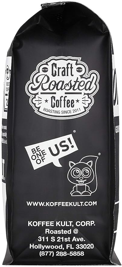 Koffee Kult Limited - Kenya Coffee Ground Medium Roast - 100% Single Origin Direct Trade Arabica Beans - Fresh Artisan Roasted (Ground 32oz)