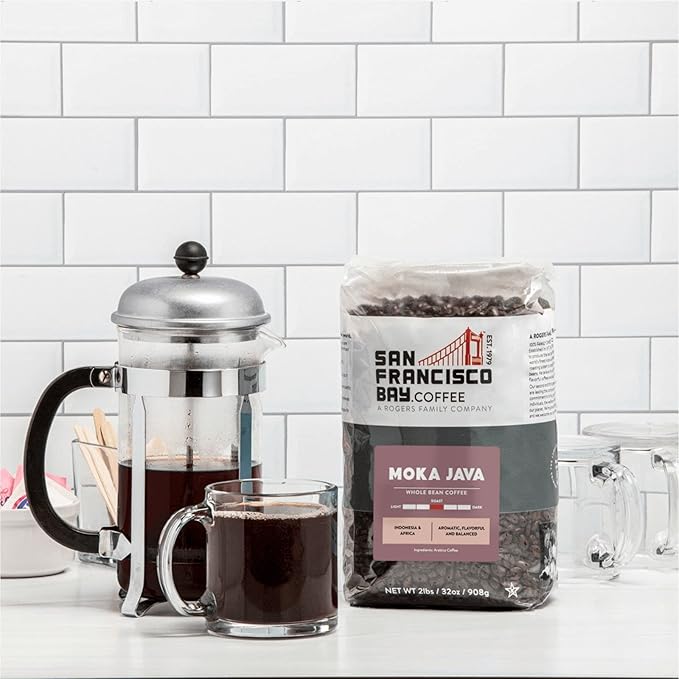 San Francisco Bay Whole Bean Coffee - Moka Java (2lb Bag) Medium Roast