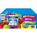 Fruit Punch Berry &amp Apple Juice Variety Pack Ready-to-Drink Juice (40 Pouches 4 Boxes of 10)