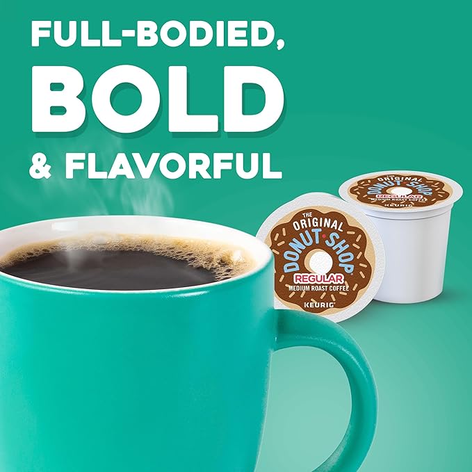 The Original Donut Shop Regular Keurig Single-Serve K-Cup Pods Medium Roast Coffee 48 Count Pack of 4