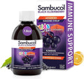 Sambucol Black Elderberry Syrup for Kids - Elderberry Liquid with Vitamin C for Kids No Artificial Flavors High Antioxidants Daily Wellness Support Berry Flavor - 7.8 Fl Oz