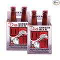 Cock-N-Bull Diet Ginger Beer 8/12 fl. oz. (355 ml) Glass Bottles (8-Pack)