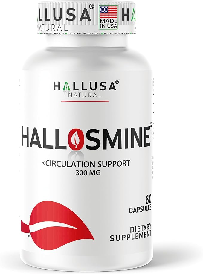 Hallusa Natural Diosmin Circulation - Support for Circulation and Veins - DIOSMIN - DIOSMINE- DIOSMINA - Circulation &amp Vein Support Supplement