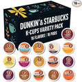 Coffee K-Cup Variety Pack – 16 Count Dark Medium &amp Flavored Single-Serve Pods Compatible with Keurig Brewers Gift-Ready Box (16 Flavors)