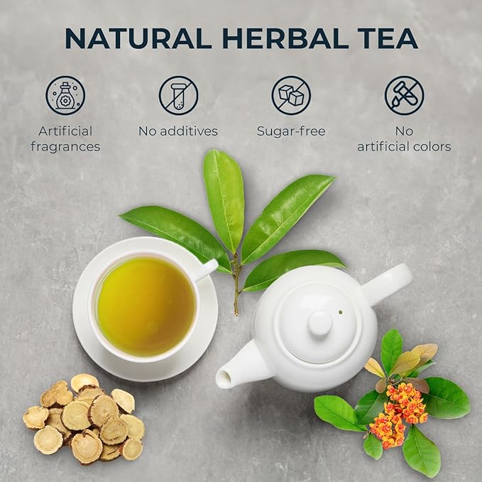 Soursop Leaf Tea with Licorice Root &amp Celastrus Hindsii Re-Steep Whole Leaf 5.22oz Refreshing &amp Sweet Re-Steep Natural Herbal Tea Blend No Sugar Added