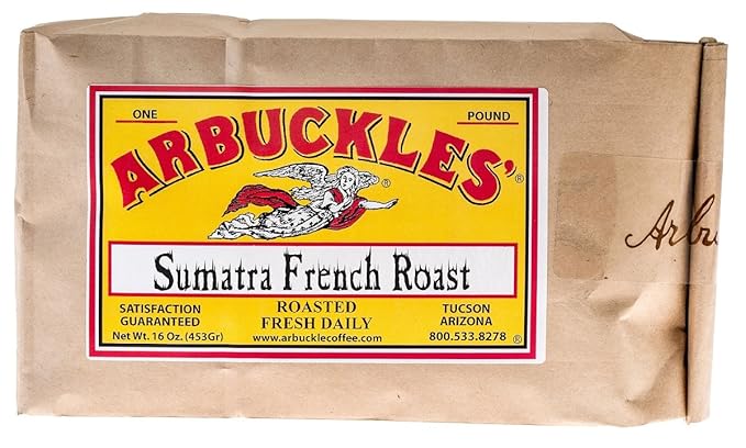 Arbuckles Coffee Sumatra French Roast 16 Ounce