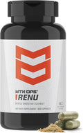 MTN OPS Renu for Gentle Digestive Cleanse Psyllium Husk Powder for Digestive Health &amp Metabolism Booster 60 Capsules 30 Servings