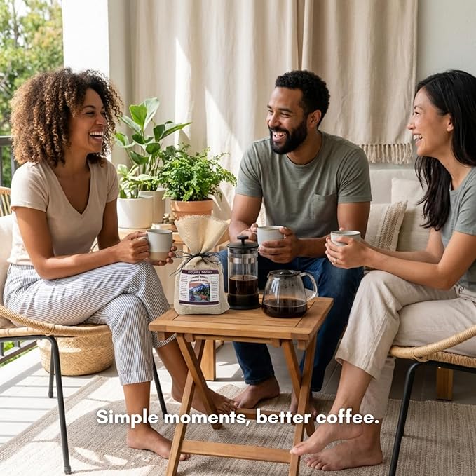 Bounty Foods Huckleberry Ground Coffee - 2/12 oz Rustic Western Style Burlap Bags Montana Grown and Hand Harvested Huckleberries - Coffee Beverages Espresso Latte Cappuccino Mocha
