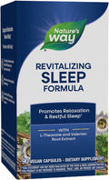 Nature's Way Revitalizing Sleep Formula Promotes Restful Slumber* With L-Theanine Valerian Root Extract and 5-HTP 90 Capsules (Packaging May Vary)