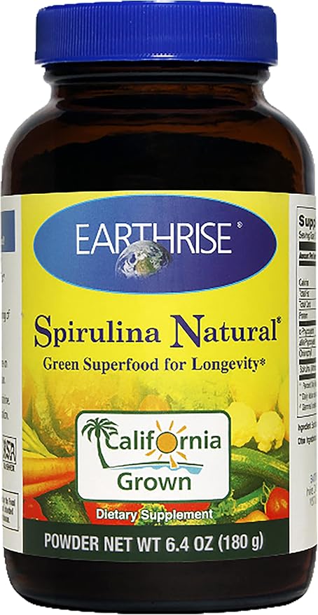 EARTHRISE Spirulina Powder 180 Gram 0.01 Pounds