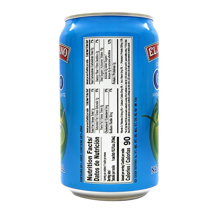 El Mexicano Coconut Water 10.5oz (Agua De Coco) (Pack of 24)White