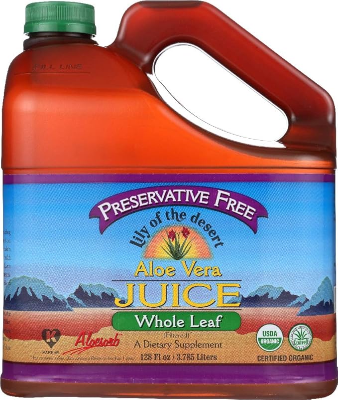 Lily Of The Desert Juice Aloe Vera Whllf Presfre 128 Ounce