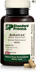 Standard Process Albaplex - Liver &amp Immune Health Dietary Supplement - Contains Vitamins A B6 &amp C - Non-Dairy- 90 Capsules (45 Servings)