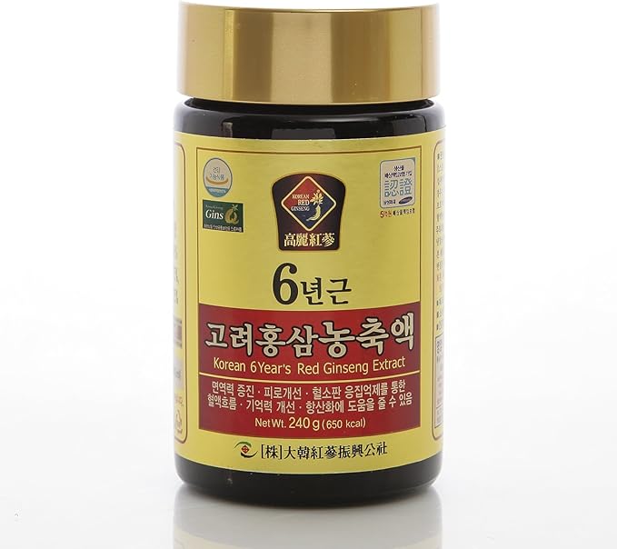 240g(8.5oz) 100% Pure Korean 6years Root Red Ginseng Extract Saponin Panax