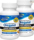 NORTH AMERICAN HERB &amp SPICE Super Strength Oreganol P73 - Pack of 2 120 Softgels - Immune System Support - Non-GMO Vegan Friendly - 240 Total Servings