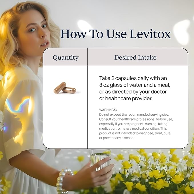 Simple Promise Levitox - Milk Thistle Liver Detox Supplement with Dandelion Root and Artichoke Extract - Supports Liver Health Metabolism and Digestion - 60 Capsules