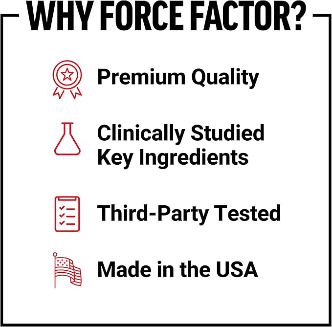 Bundle of Force Factor Somnapure Drug-Free Sleep Aid for Adults for with Melatonin &amp Valerian 60 Tablets + Force Factor Ultimate Magnesium Glycinate Powder 300mg Raspberry Lemon 30 Servings