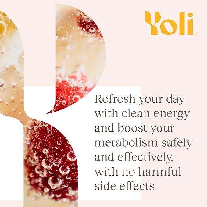 Yoli® Passion Energy Drink Powder Mix - Natural Energy Drink Mix for Endurance and Stamina 30 Packets - Variety