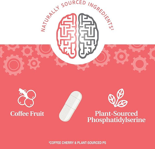 21st Century Brilliant Brain Performance Capsules (30 Count) Cognitive Health Support Contains Plant-Sourced Phosphatidylserine &amp Nootropic Coffee Fruit Extract Decaf &amp Gluten Free