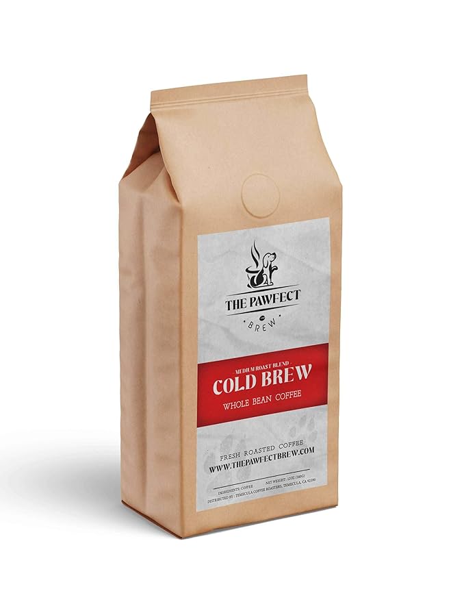 Dog Lover's Coffee – Cooper’s Cold Brew Coffee | Medium Roast Chiapas Single Origin | Smooth Chocolate &amp Toffee | Drip Grind 1 lb