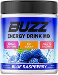 Morning Buzz Energy Drink Powder - Energy Boost Drink Mix - Sugar-Free Energy with Antioxidants - Morning Kickstart and Sports Nutrition Endurance Product - 30 Servings Blue Raspberry 8 Ounces
