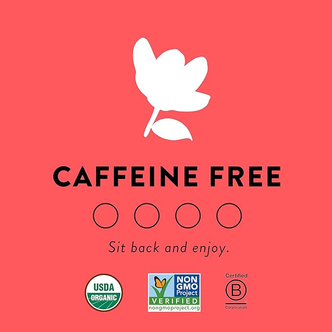 Choice Organic Grapefruit Honeybush Herbal Tea Caffeine Free 16 Bags (Pack Of 6)