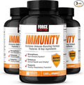 Force Factor Immunity Immune Support Booster with Elderberry and 1000mg of Vitamin C Plus Vitamin D Zinc Probiotics Antioxidants and Echinacea for Immune Health Defense 90 Count (Pack of 3)