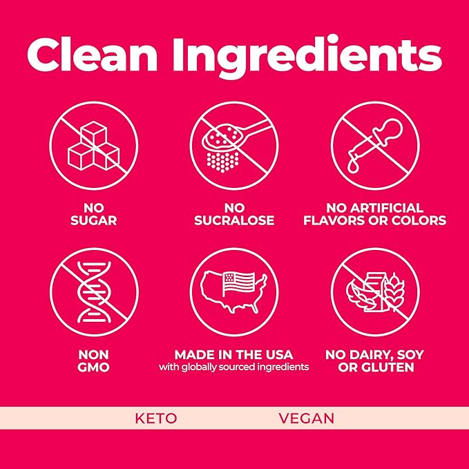 Pureboost Clean Energy Booster Refreshing Energy Drink Mix with B12 Vitamins Electrolytes Antioxidants Sugar-Free with No Sucralose (Berry Boost 30 Count)