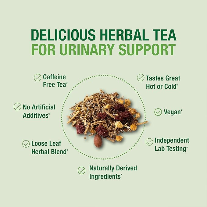 Bell Ezee Flow Urinary Support Tea for Men -A Natural Solution - Helps Ease the Flow and Normalize Urinary Frequency without the Burning and Dribbling - Sold directly by the Manufacturer