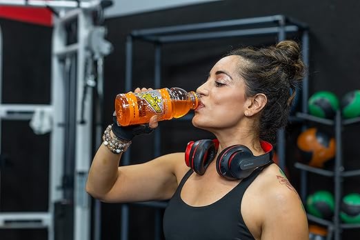 Sqwincher Activity Drink Bottles | Orange Flavored | Low Calorie | Low Sodium | Ready-To-Drink| Electrolyte Replenishment Hydration Drink | 20 oz (Case of 24)