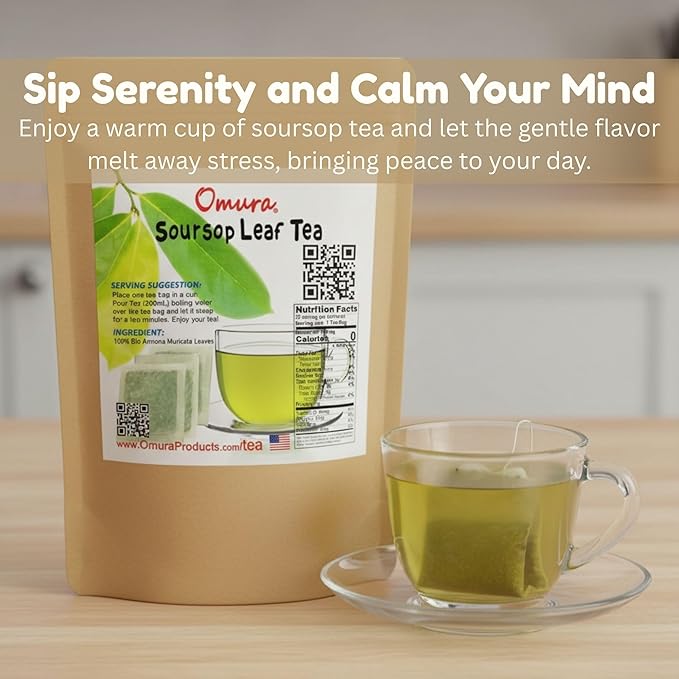 Omura SOURSOP Leaf TEA (100 Tea-Bag)