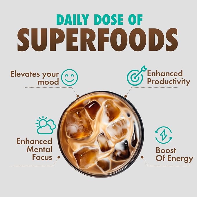 SOLLO Brain Power Medium Roast Coffee Pods with MCT Acai &amp Vitamins - Improves Memory &amp Focus Compatible with 2.0 K-Cup Keurig Brewers 24 Ct