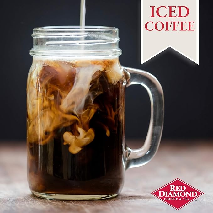 Red Diamond Whole Bean Coffee Classic Blend Medium Roast Premium Arabica Whole Beans Smooth &amp Rich Flavor 11 Ounce Resealable Bag
