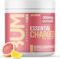 RAW Pre-Workout Powder Essential CHARGED (Citrus Grapefruit) - Preworkout Supplement for Men Women - Supports Focus Mood Performance - Caffeine Alpha-GPC L-Citrulline Beta Alanine (25 Servings)
