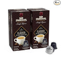 Don Francisco's Clasico Espresso Pods: 40 Recyclable Aluminum Capsules Intensity 9 Dark Roast Compatible with Nespresso Original Line Machines - Bold Cuban-Style with Spicy Chocolate Notes