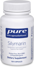 Pure Encapsulations Silymarin - 250 mg Milk Thistle Per Capsule - Liver Health Support - Antioxidants Supplement - Non-GMO &amp Vegan - 120 Capsules