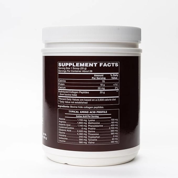 Beverly Hills Concierge Pharmacy Collagen Peptides Powder | Grass Fed &amp Pasture Raised Hydrolyzed Protein | Skin Hair Nail &amp Joint Support | Unflavored | 19.76oz