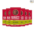 Eight O'Clock Coffee 50% Decaf Medium Roast Ground Half-Caf Coffee 100% Arabica Kosher Certified 11.5 Ounce (Pack of 6)