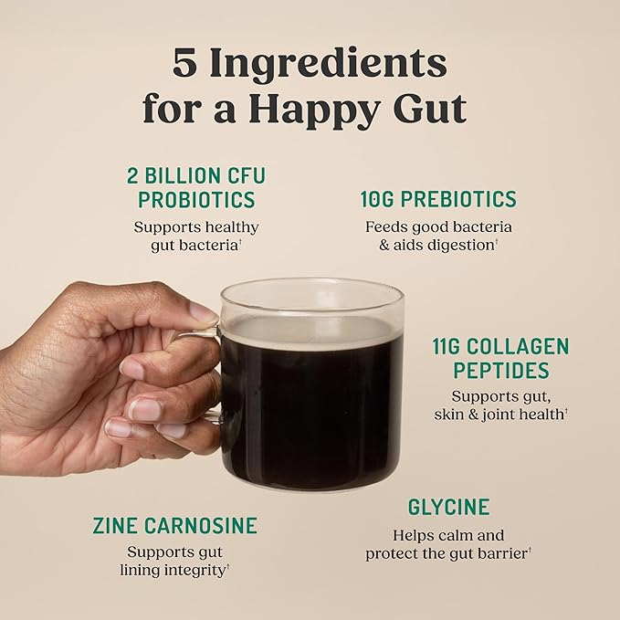Bulletproof Unflavored Gut Health Collagen Protein 14 Ounces 10g Grass-Fed Collagen Peptides for Gut Skin Bone and Joint Support
